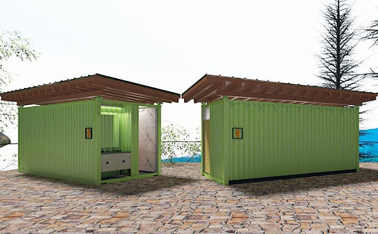  集裝箱衛(wèi)生間